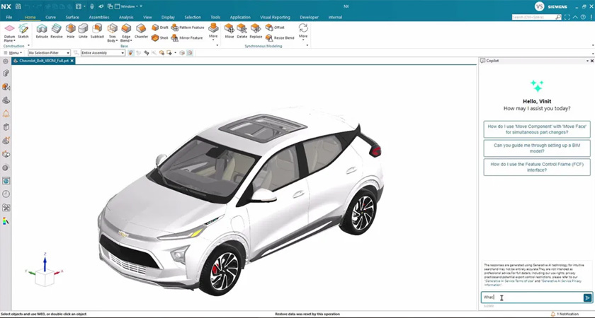 將 AI 增強的 NX X 引入 Azure，以實現(xiàn)高級產(chǎn)品工程